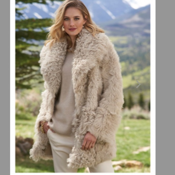 Shearling reversible coat by Gorsuch - Picture 3 of 5